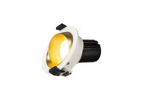 DM201149  Bonia 10 Tridonic Powered 10W 4000K 810lm 36° CRI>90 LED Engine White/Gold Fixed Recessed Spotlight, IP20